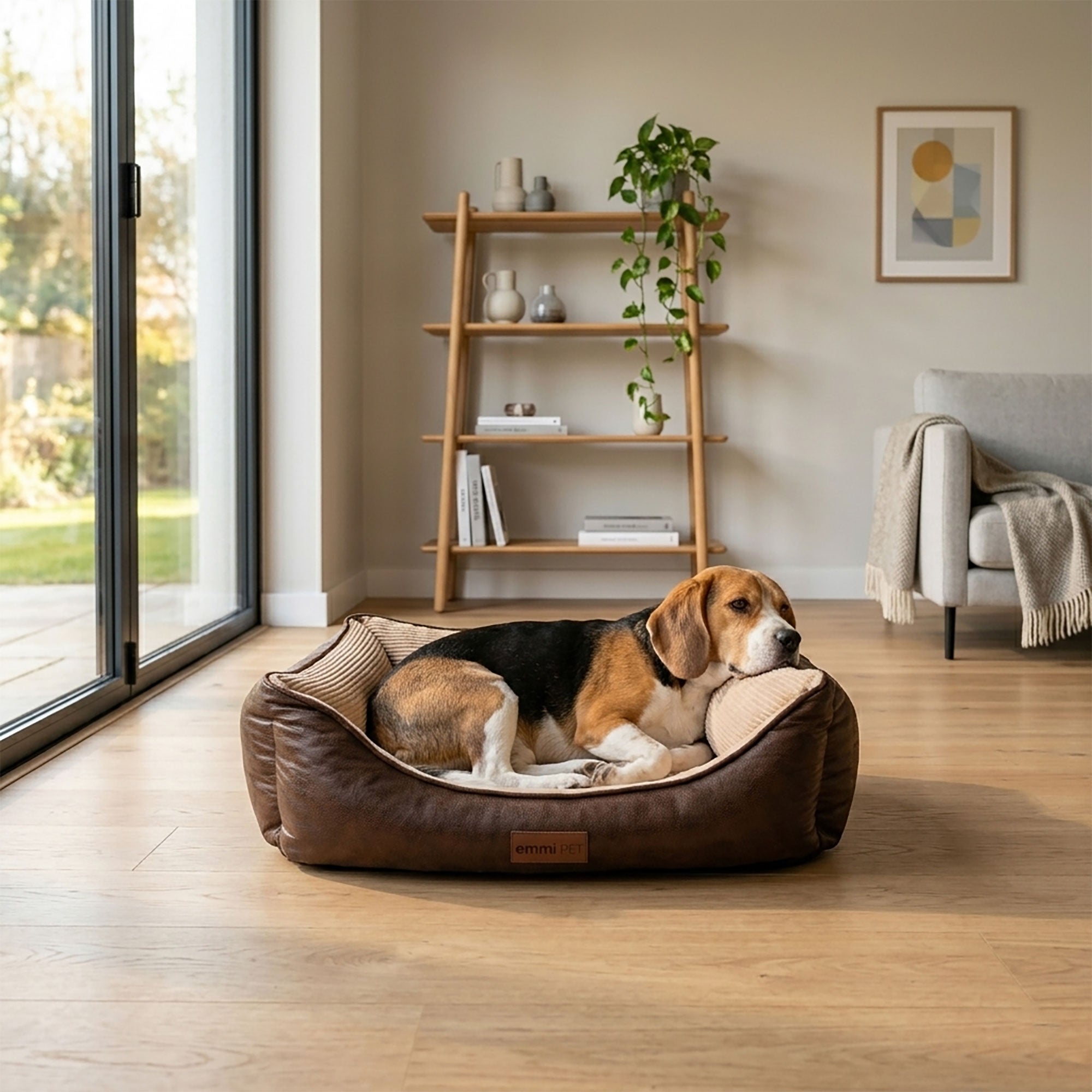 Orthopädisches Katzen- und Hundebett CHAI Beige