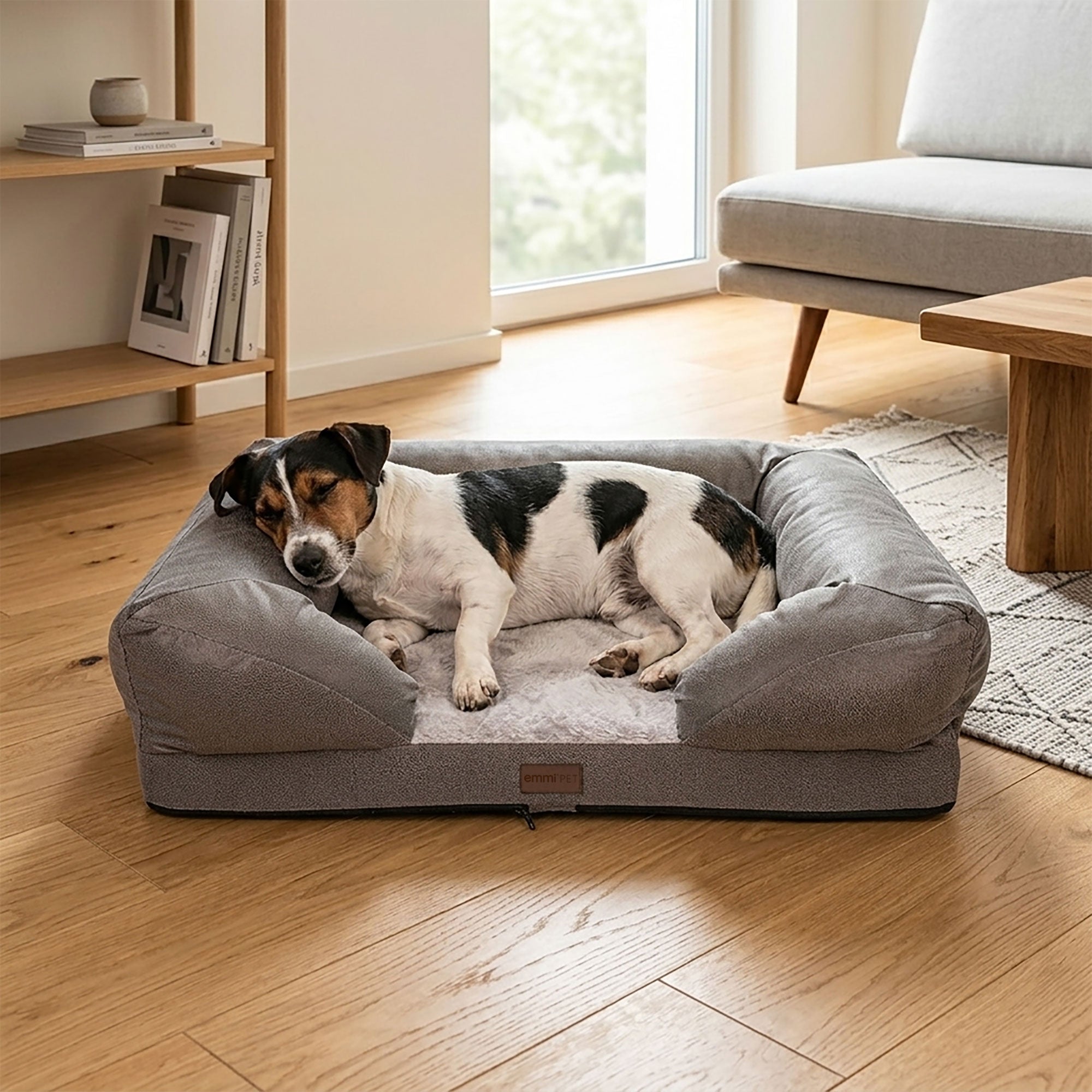 Orthopädisches Katzen- und Hundebett HUSKY Grau