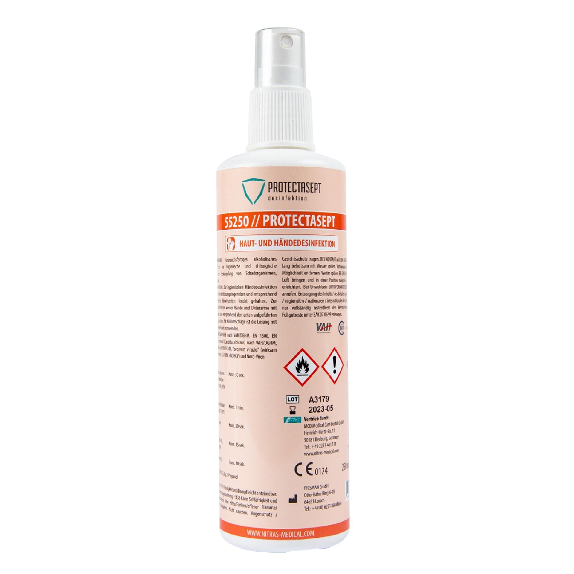 Protectasept Skin Nitras Handdesinfektion - 250ml
