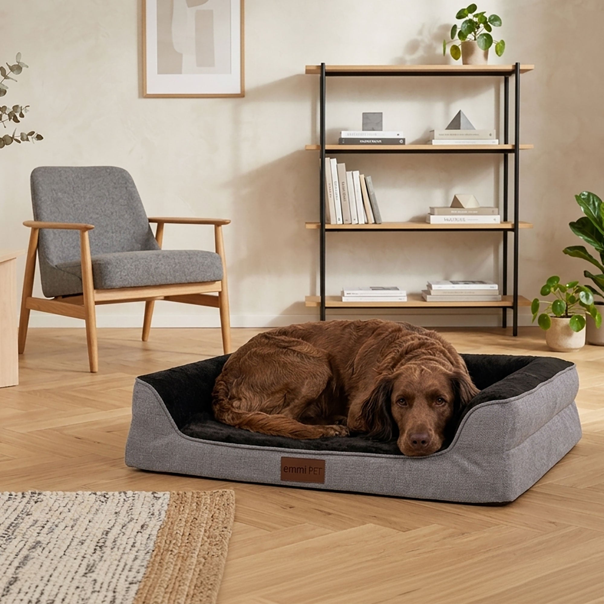 Orthopädisches Katzen- und Hundebett ASTRO Grau
