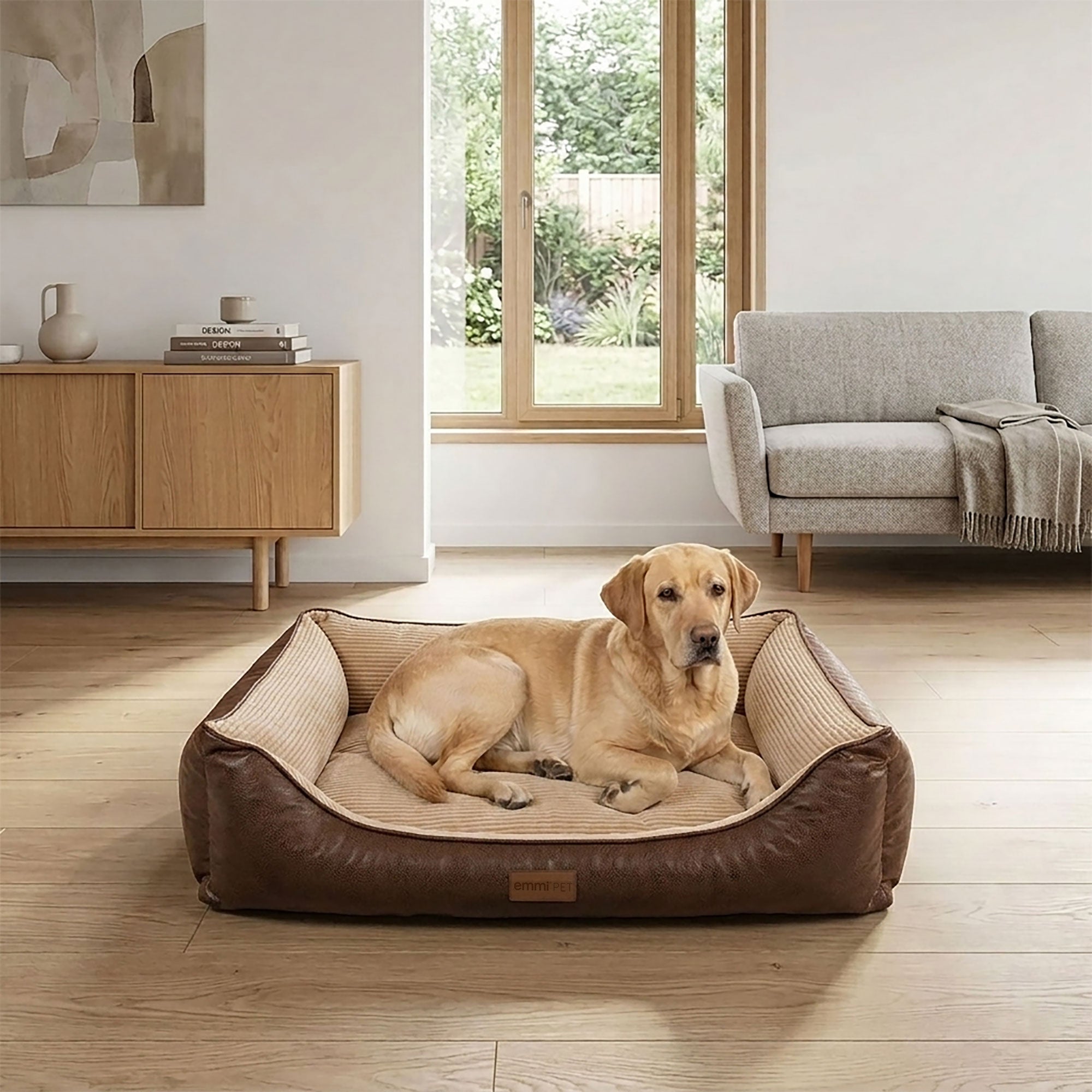 Orthopädisches Katzen- und Hundebett CHAI Beige